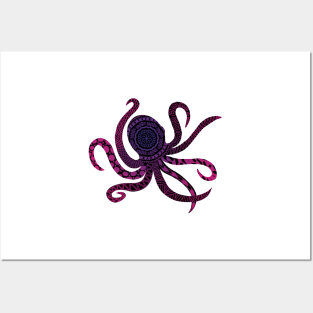 Zentangle Octopus Posters and Art